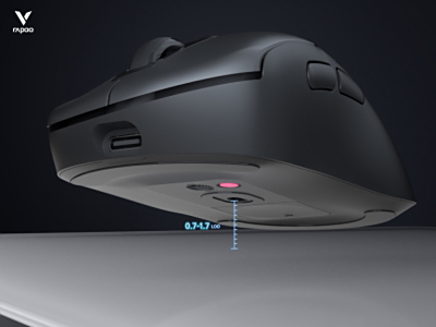 雷柏VT3双高速3950游戏鼠标LOD阈值的降低带来更稳定的瞄准