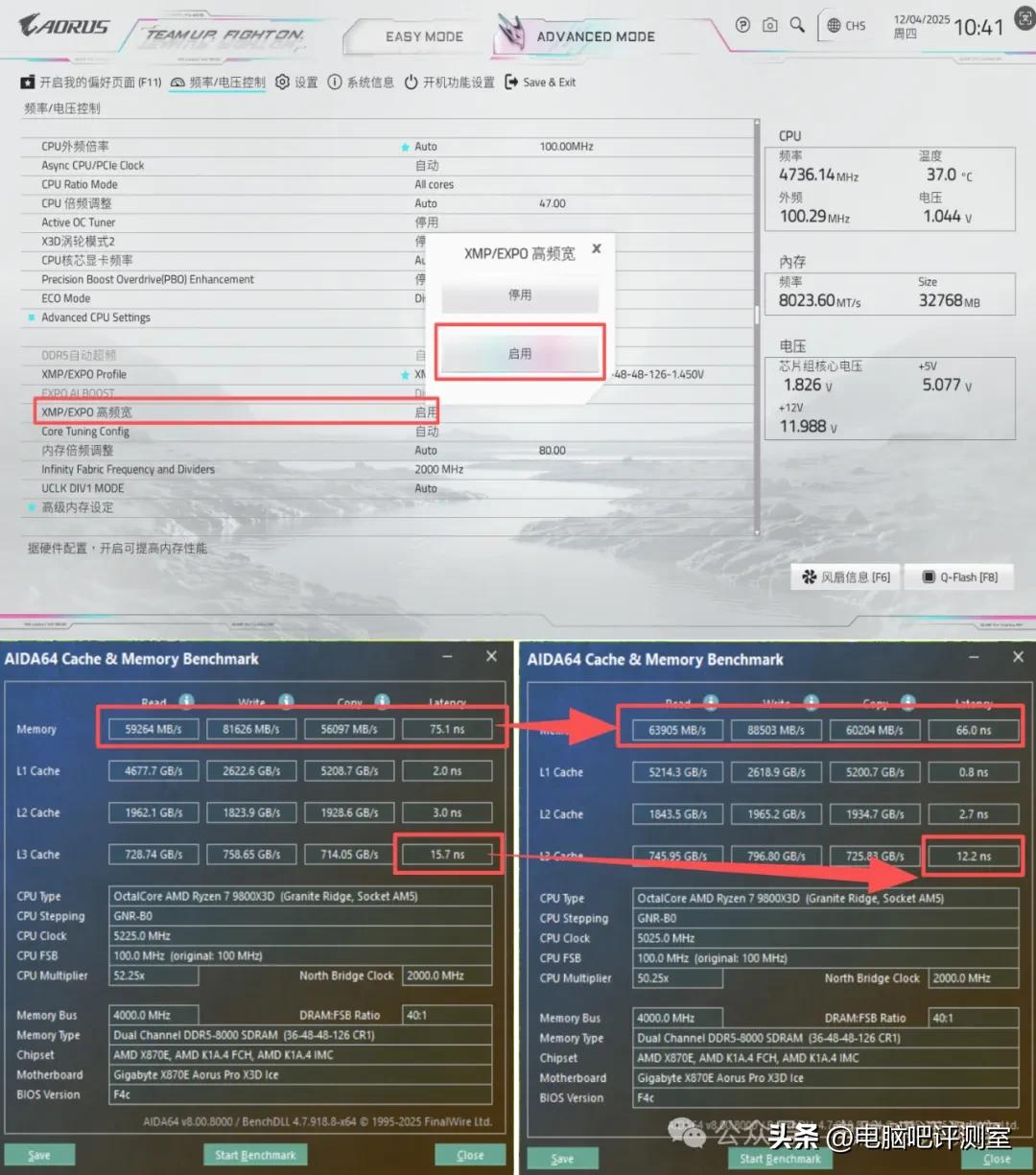 游戏性能9800x3d配置_9800X3D_技嘉X870E AROUS PRO X3D ICE主板评测