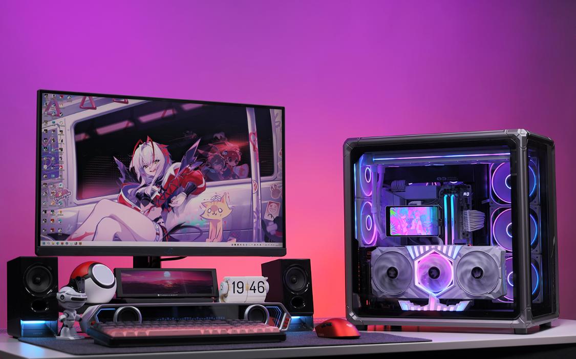 白色配件装机配置单_乔思伯X400机箱_9800X3D