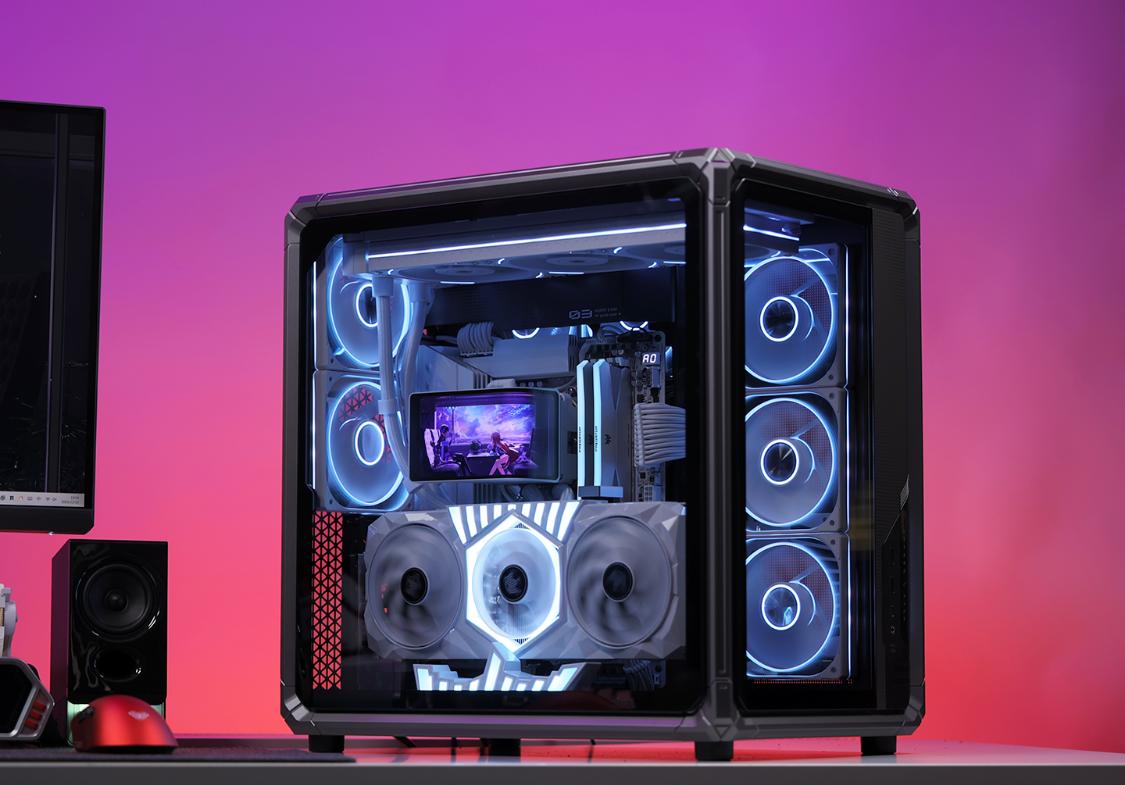 白色配件装机配置单_9800X3D_乔思伯X400机箱