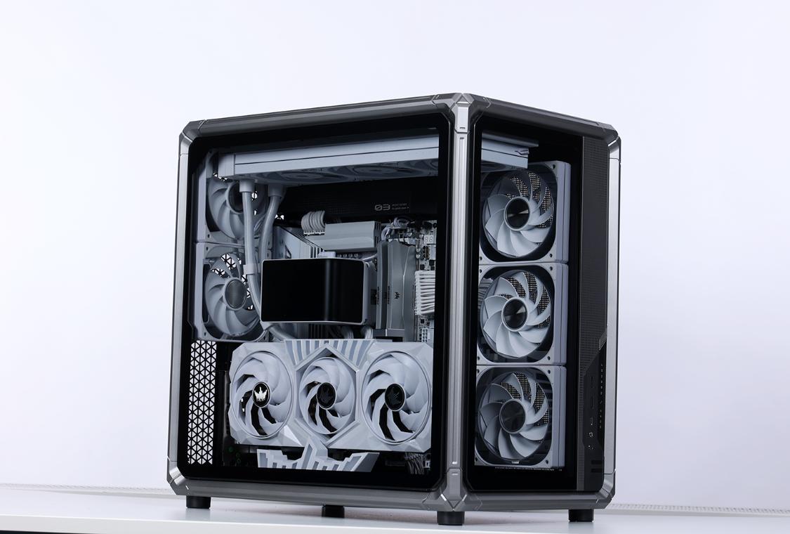 白色配件装机配置单_9800X3D_乔思伯X400机箱