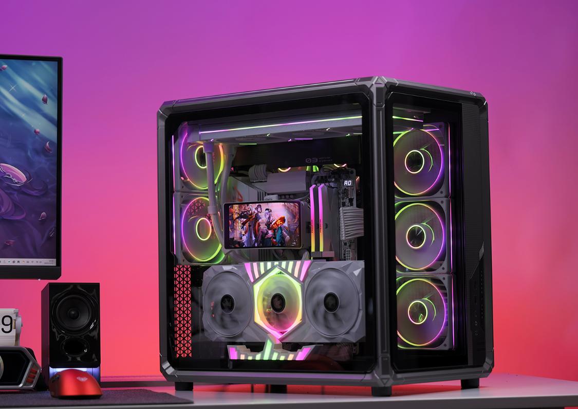 乔思伯X400机箱_白色配件装机配置单_9800X3D