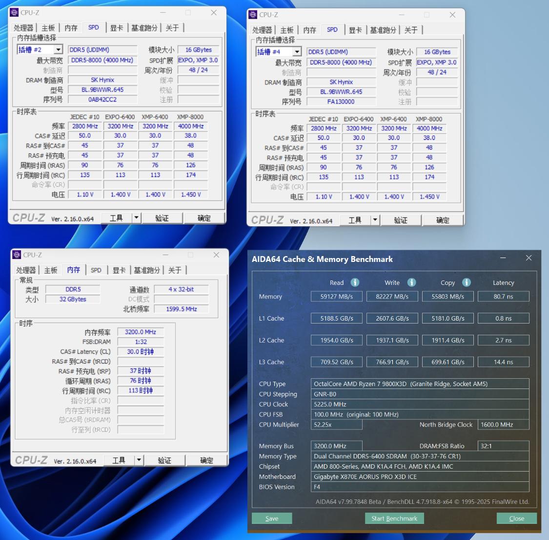 白色配件装机配置单_乔思伯X400机箱_9800X3D
