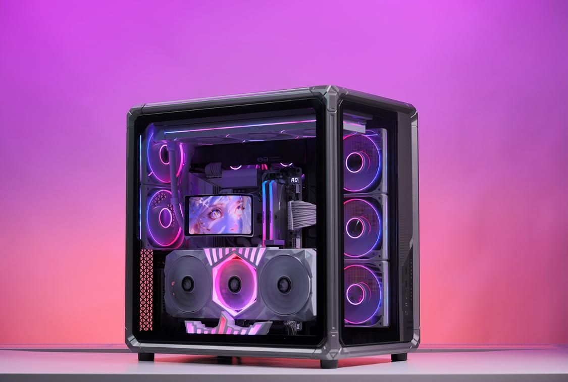 乔思伯X400机箱_白色配件装机配置单_9800X3D