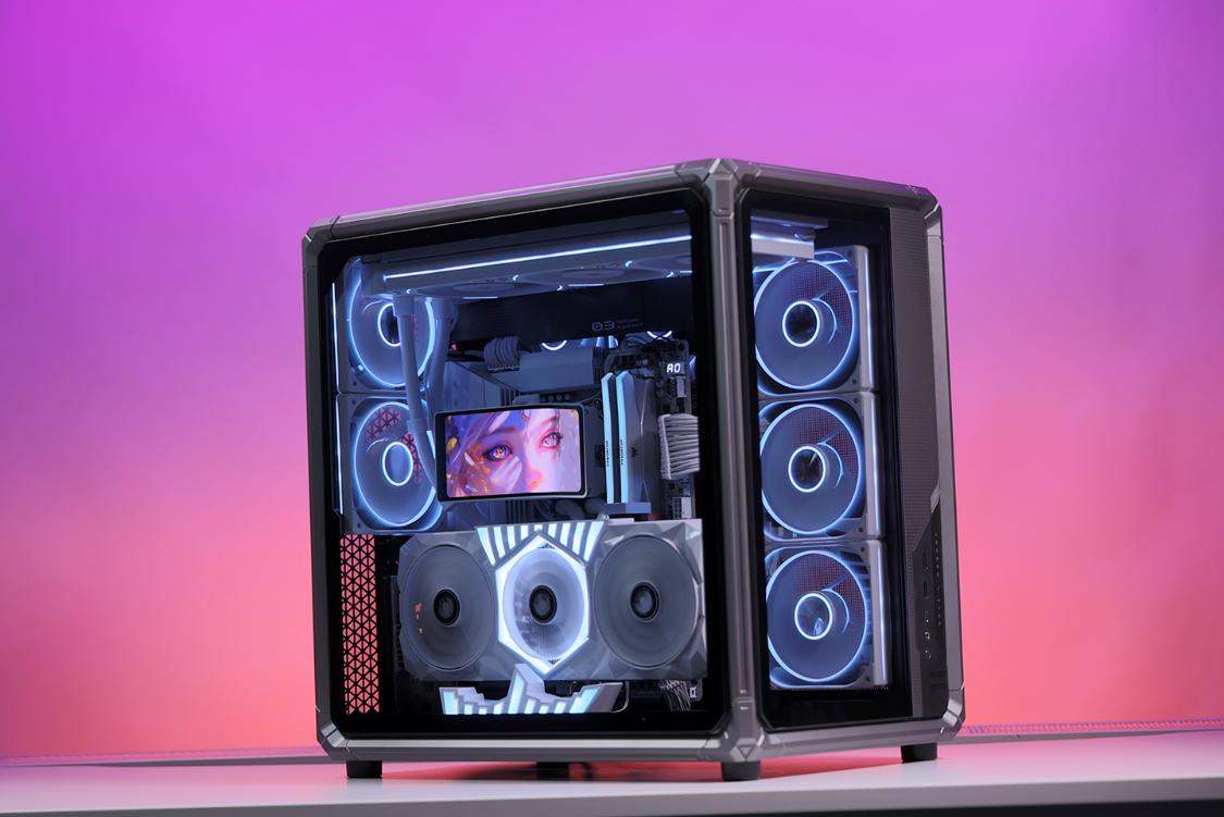 白色配件装机配置单_9800X3D_乔思伯X400机箱