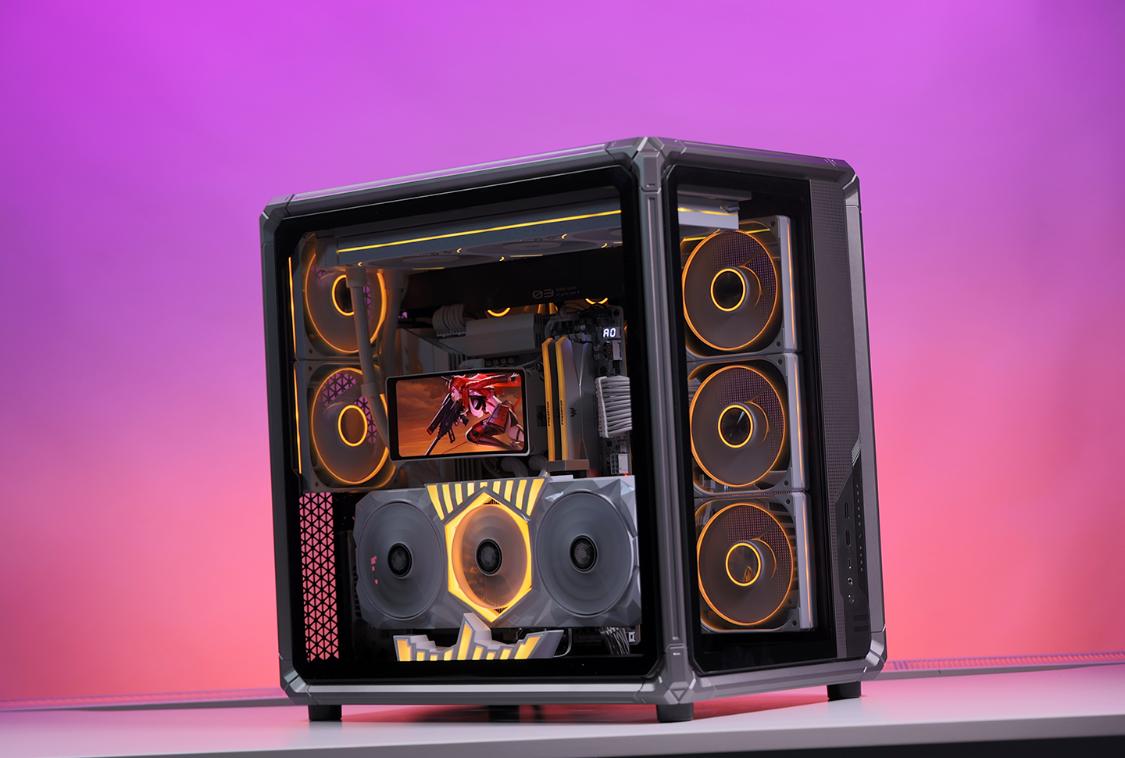 白色配件装机配置单_9800X3D_乔思伯X400机箱