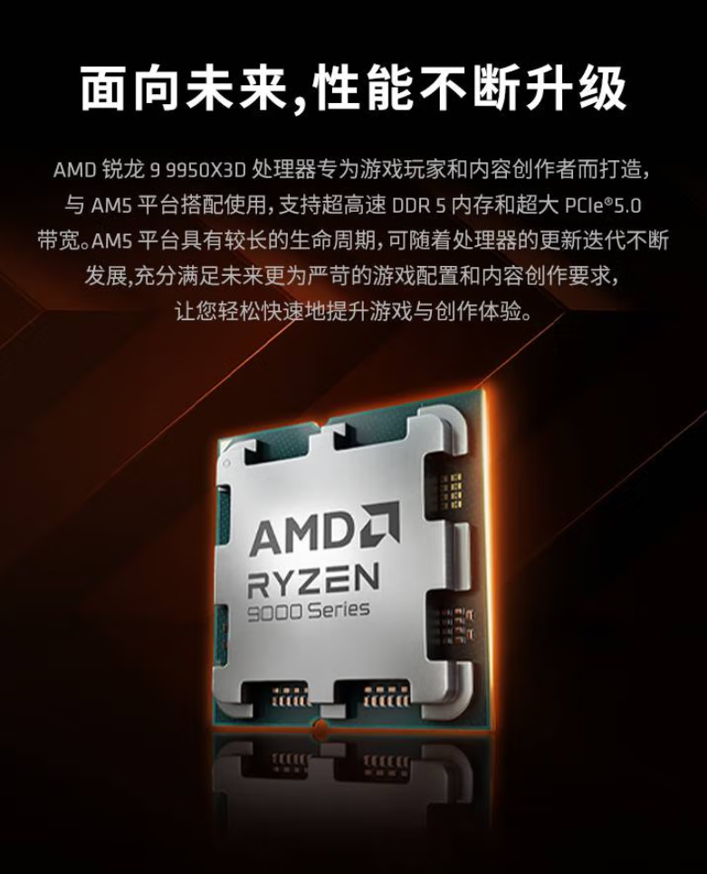 全球屡获殊荣！AMD 锐龙9 9950X3D处理器年度最佳