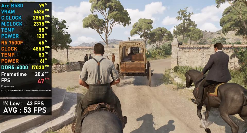 7500F_ARC B580评测_Ryzen 5 7500F游戏性能测试