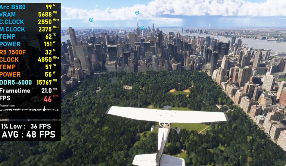 7500F_ARC B580评测_Ryzen 5 7500F游戏性能测试