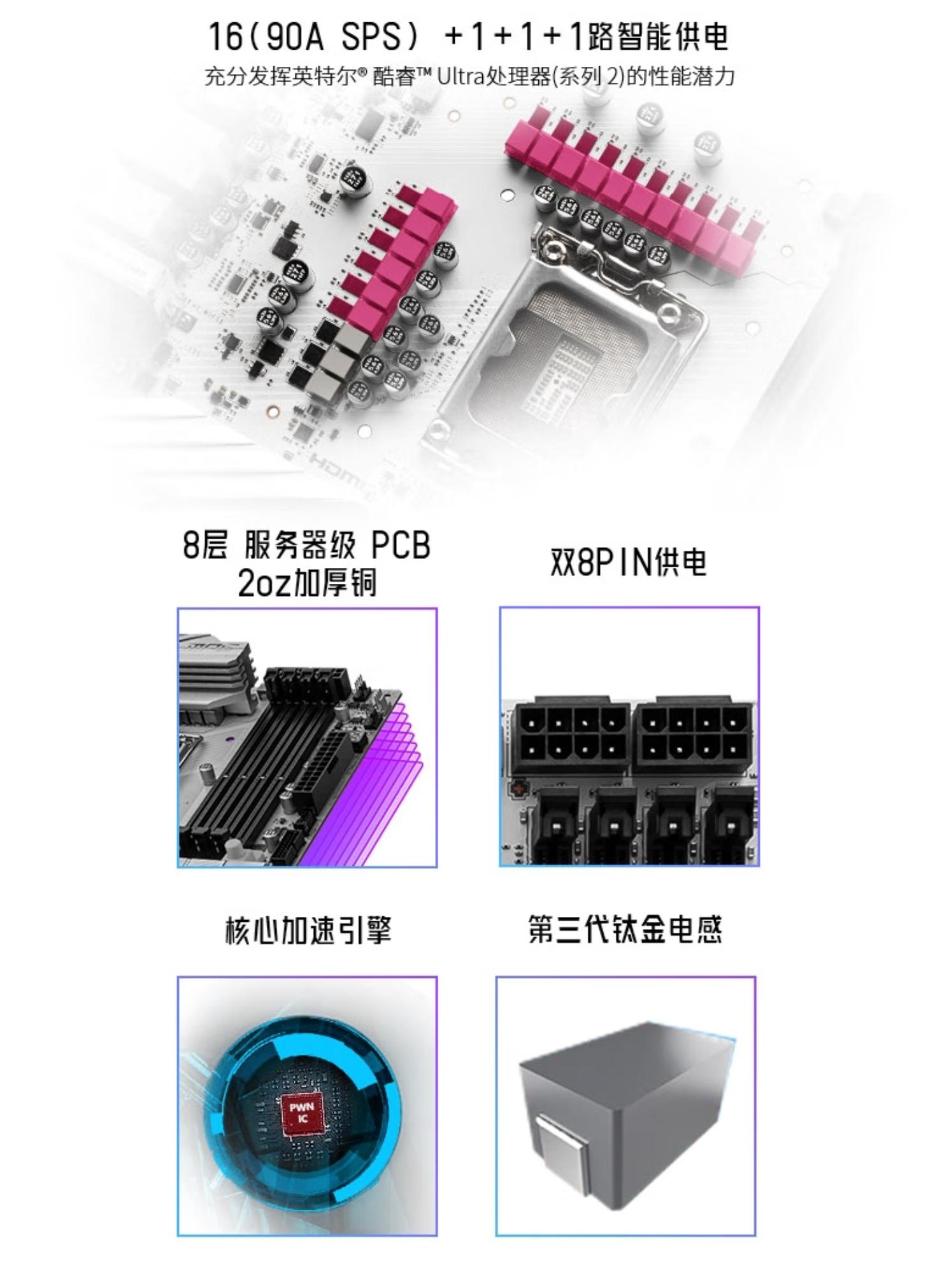 5700G_英特尔酷睿Ultra 7 265K 配置单_微星Z890 EDGE TI WIFI 刀锋钛 超频内存