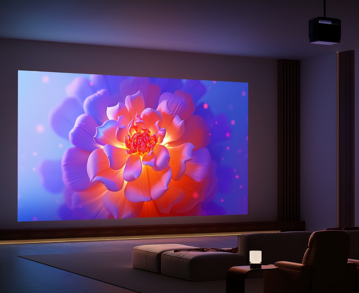 投影仪调试便捷性_5700G_投影仪亮度不拉帘