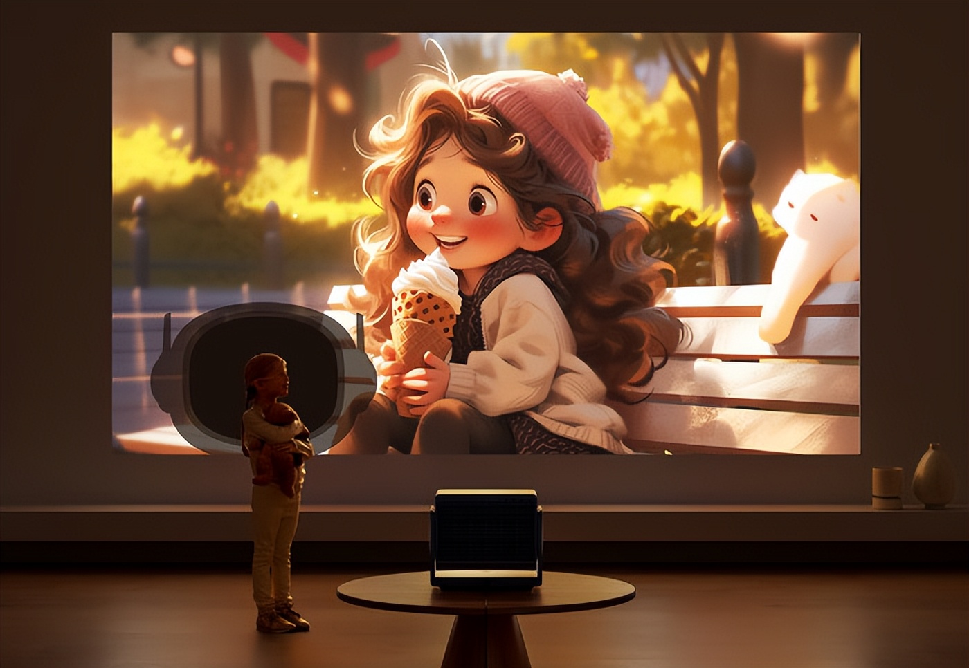 投影仪亮度不拉帘_5700G_投影仪调试便捷性