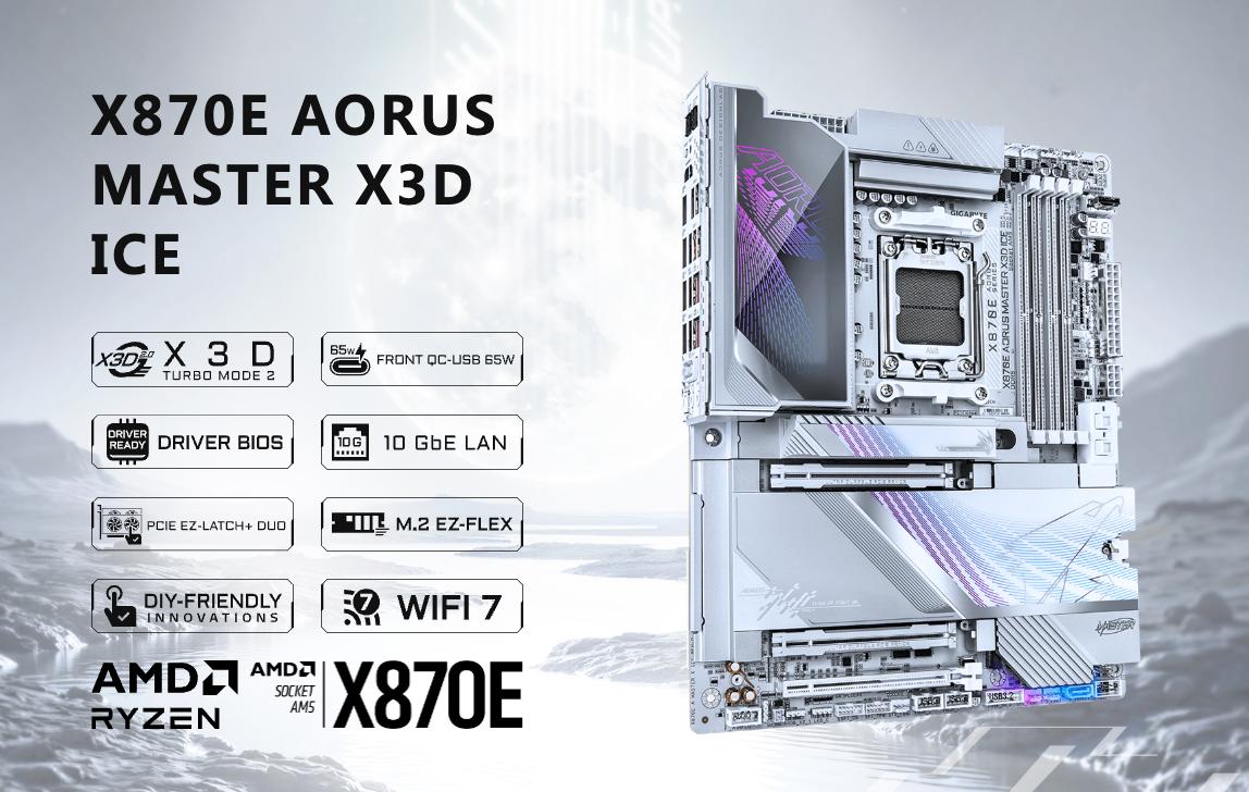 9950X3D_技嘉X870E X3D主板_X3D鸡血模式2.0主板