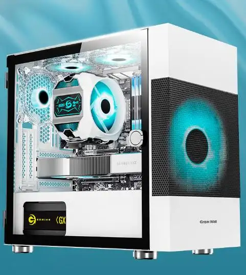 5700G_千元办公神机标准_长城阿基米德KM-1W白色机箱+AMD锐龙7 5700G处理器套装