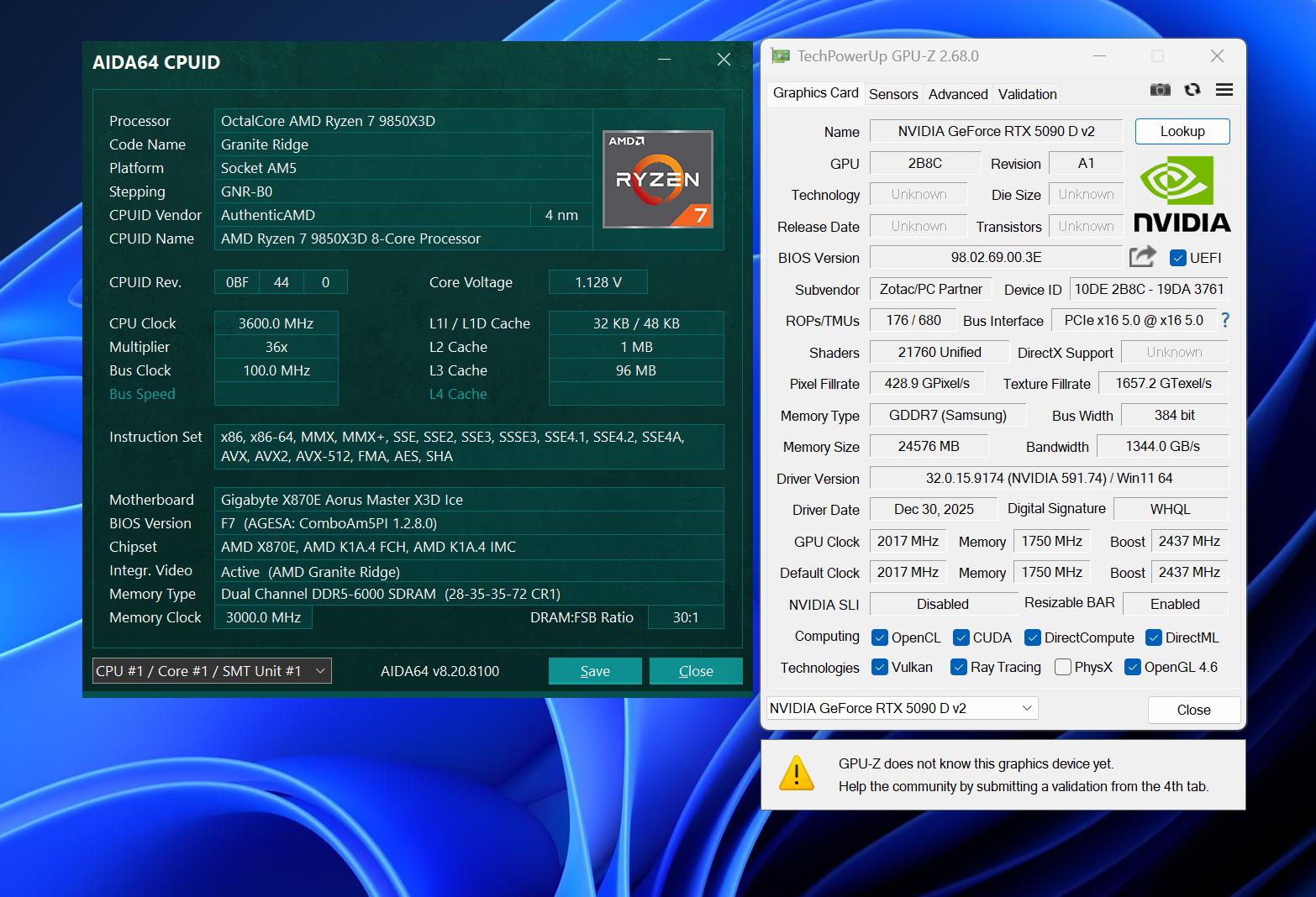 9800X3D_锐龙7 9850X3D性能测试_锐龙7 9850X3D评测