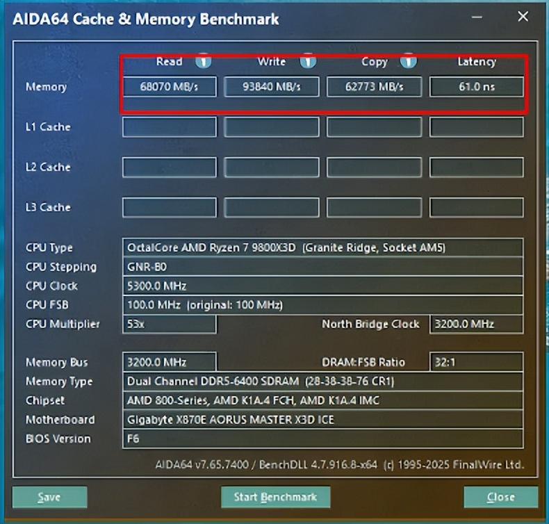 9800X3D_AMD 9850X3D 性能提升 技嘉 X3D鸡血模式2.0 内存黑科技