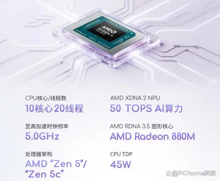 华硕a豆14 Air 2026锐龙AI PC 990g 45W 2.8K OLED 18.8小时续航 _Ryzen AI_ 华硕a豆14 Air 2026 AMD锐龙AI 9H