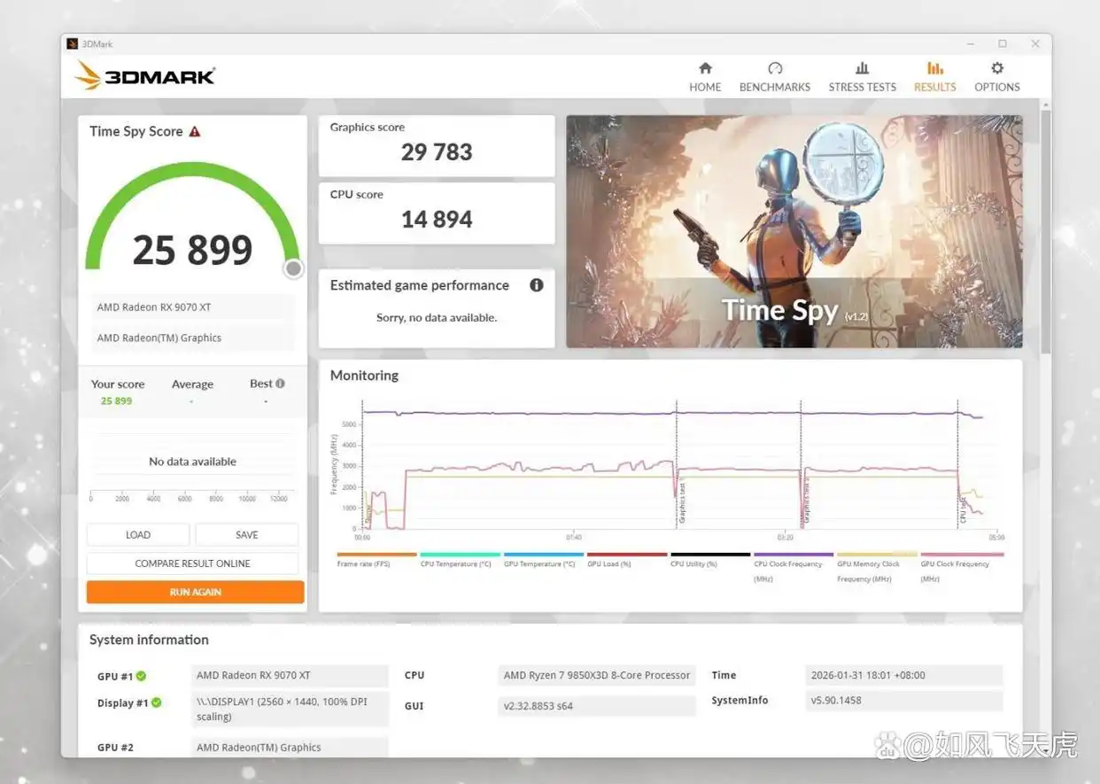 性能测试_AMD锐龙7 9850X3D评测_9800X3D