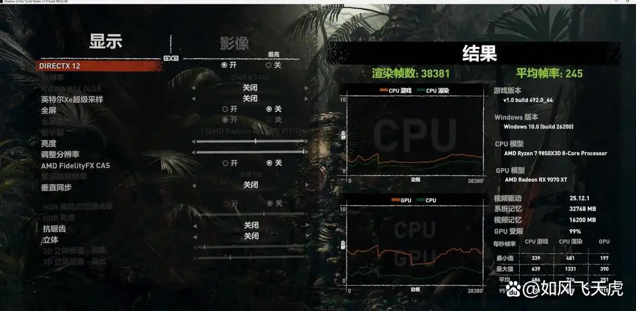 9800X3D_性能测试_AMD锐龙7 9850X3D评测