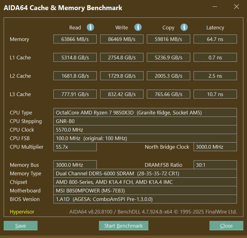 AMD锐龙7 9850X3D评测_锐龙7 9850X3D与9800X3D性能对比_9800X3D