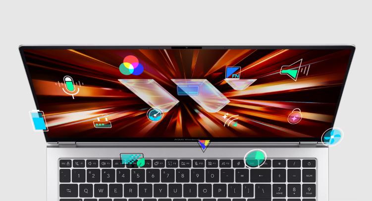 Ryzen AI_华硕无畏Pro16 2026 锐龙AI9 H465 性能释放 2.5K 165Hz OLED 华硕好屏 80W 高能释放 20小时长续航 40Gbps USB4