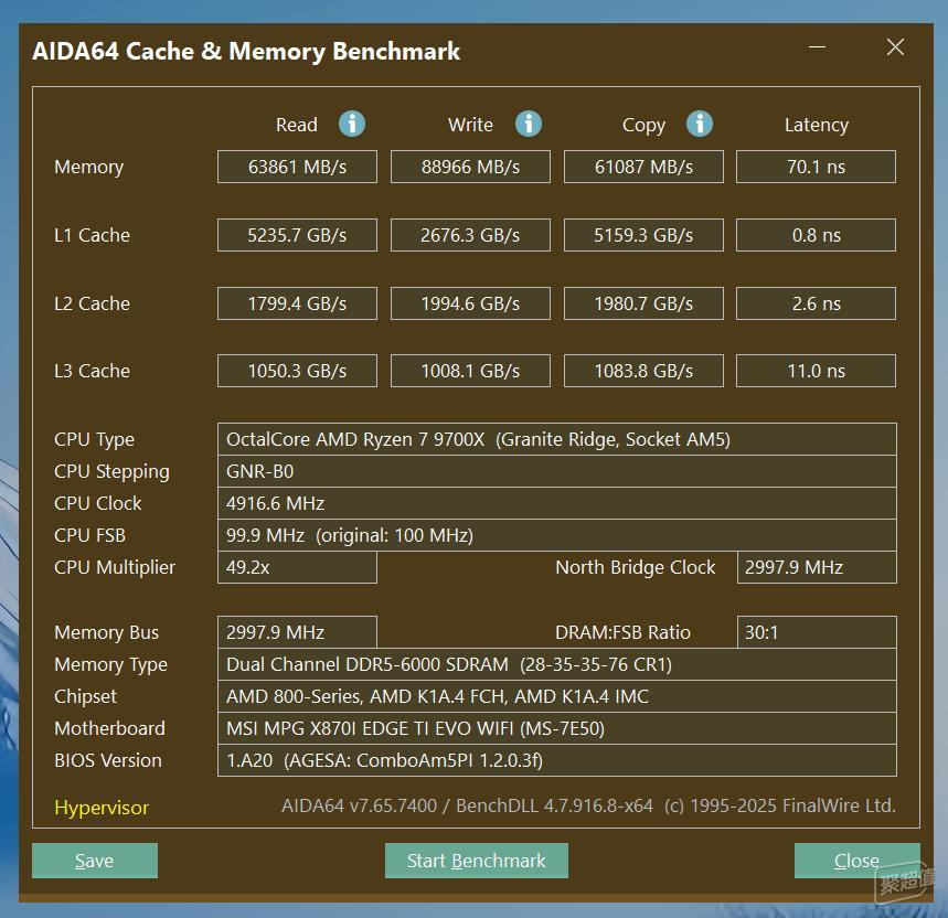 微星MPG B850M EDGE TI MAX WIFI刀锋钛 M-ATX主板 性价比_9700X