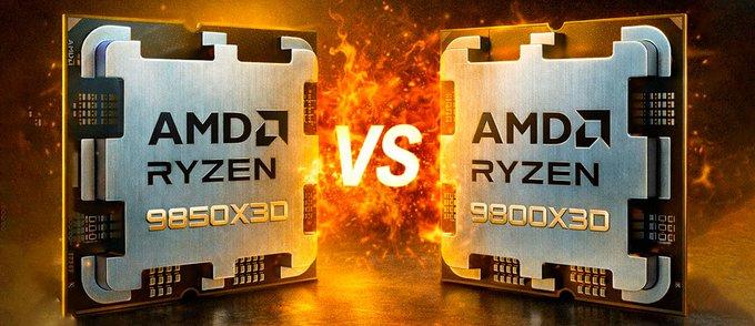 9850X3D vs 9800X3D：400MHz 差距，谁才是游戏神U？