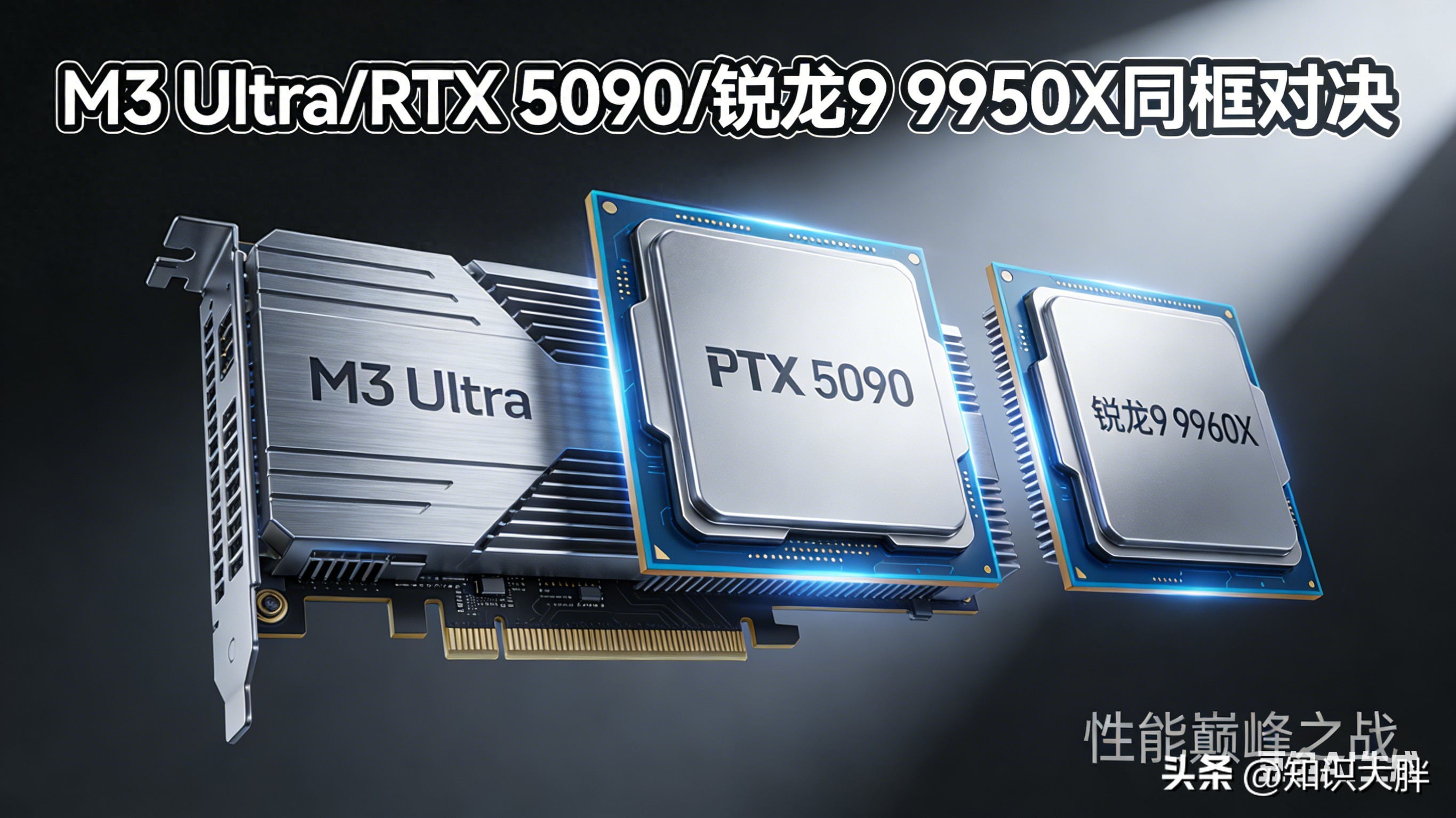 M3 Ultra碾压RTX 5090+锐龙9 9950X？3D渲染实测，差距藏不住了