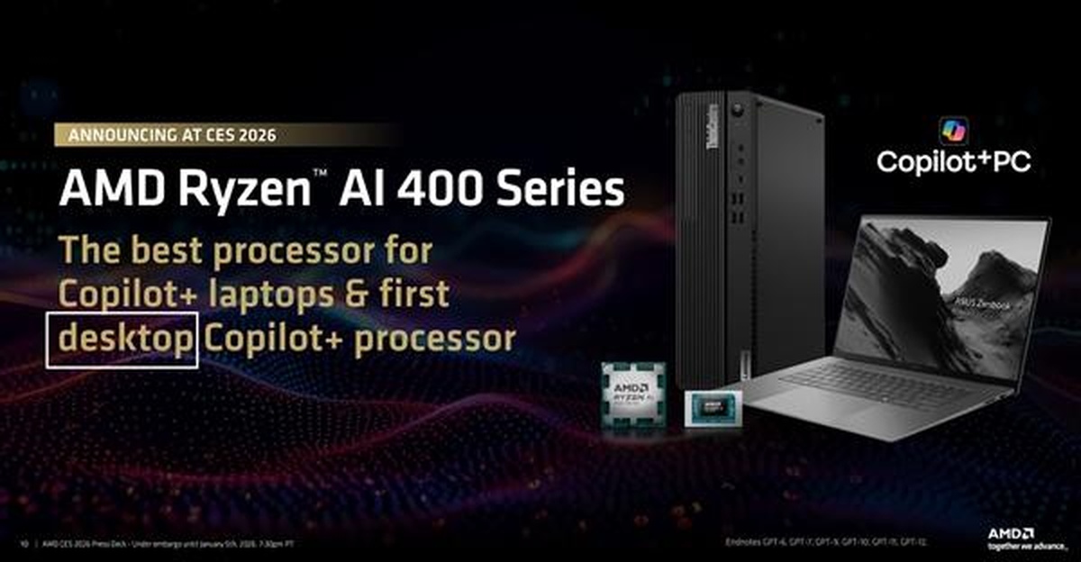 AMD锐龙AI 400系列桌面版_锐龙 AI 商用解决方案_锐龙AI 300系列马甲芯片