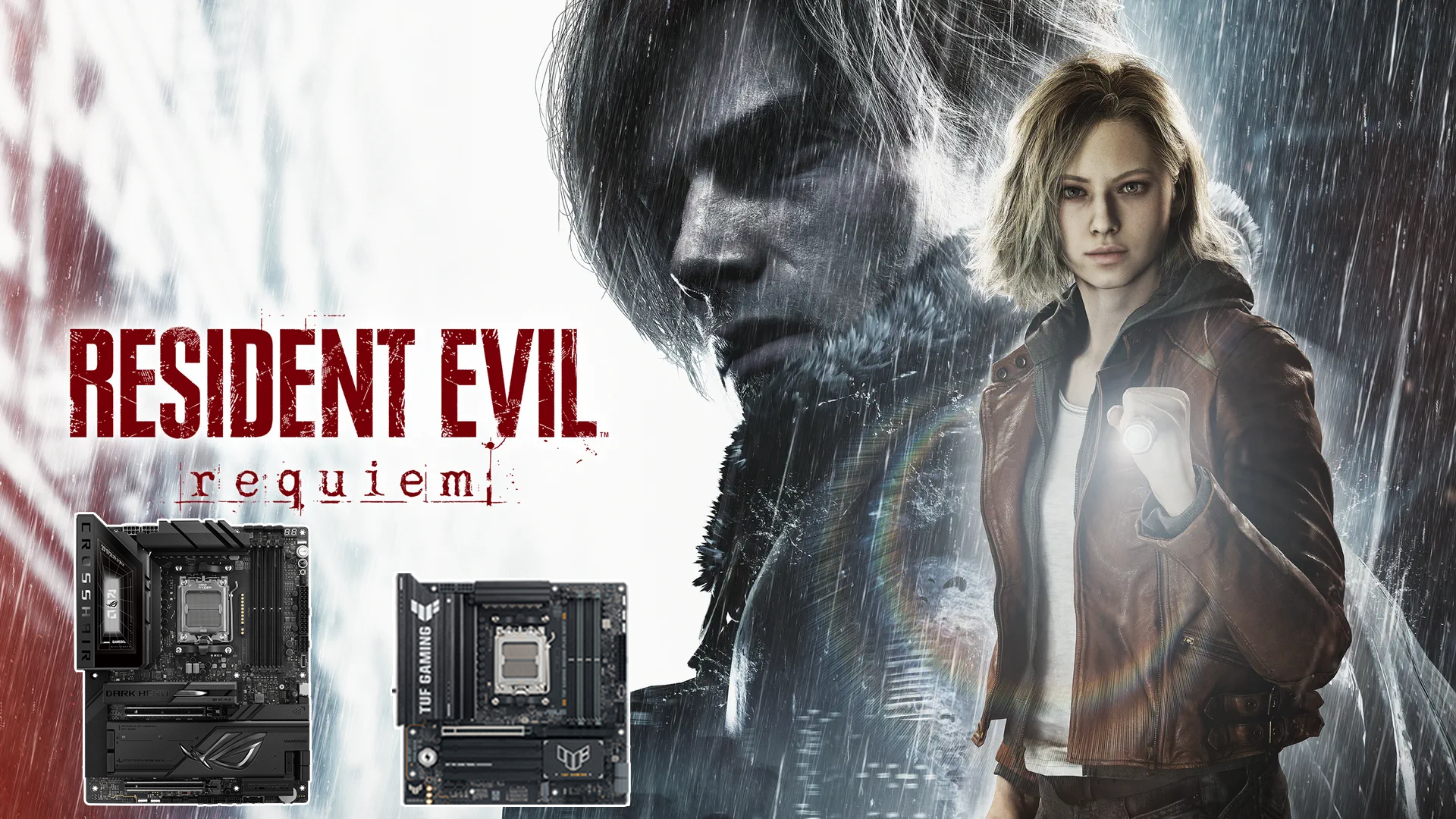 9700X_生化危机9 安魂曲 RE Engine 渲染配置 主机装机方案 ROG CROSSHAIR X870E DARK HERO AMD 锐龙9 9800X3D RTX5080 夜神 双A平台