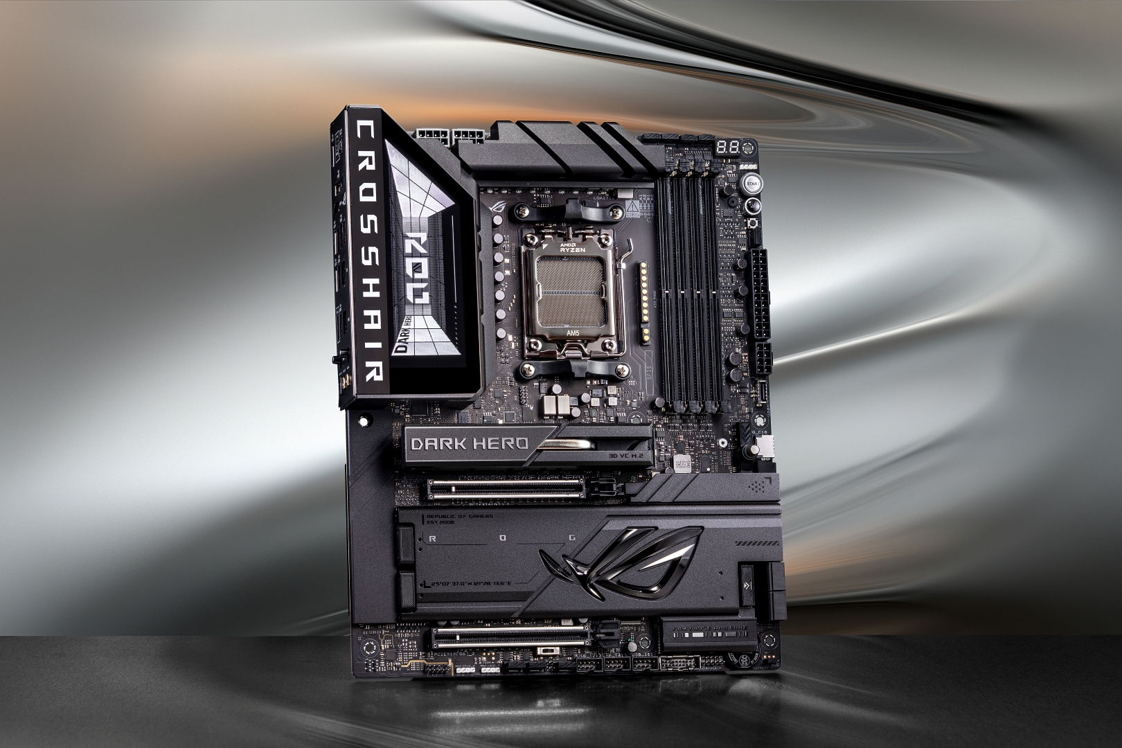 生化危机9 安魂曲 RE Engine 渲染配置 主机装机方案 ROG CROSSHAIR X870E DARK HERO AMD 锐龙9 9800X3D RTX5080 夜神 双A平台_9700X