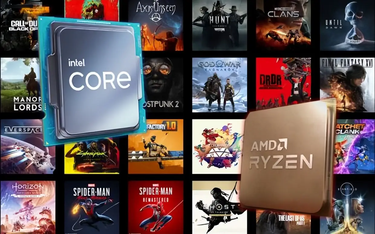 9700X_AMD锐龙9000系列 vs Intel酷睿Ultra 200S系列_2025年游戏大作 CPU性能测试