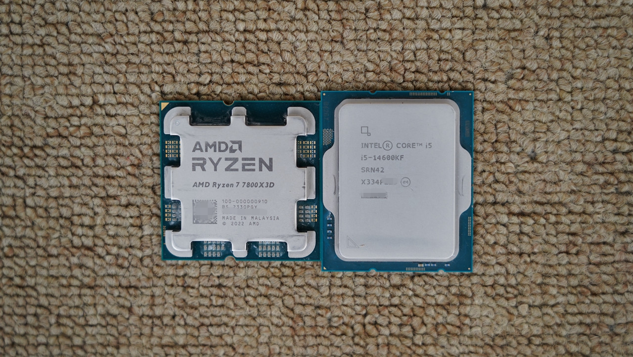 7800X3D_Intel 12 13 14代CPU D4主板 DDR4内存 性价比 对比 测试 锐龙7 7800X3D 单通道 DDR5 游戏性能