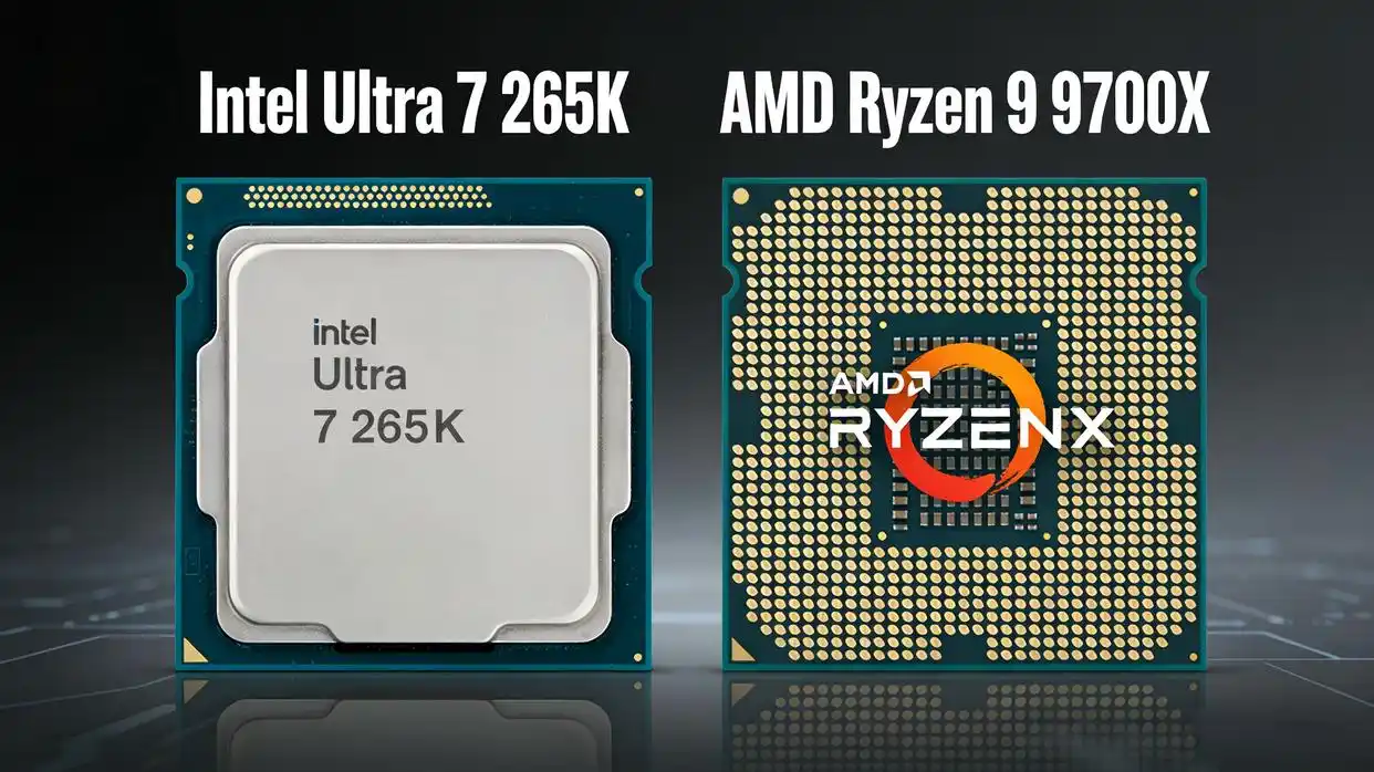 9700X_Intel酷睿Ultra 7 265K AMD Ryzen 9 9700X 内存兼容性分析 处理器性能对比评测