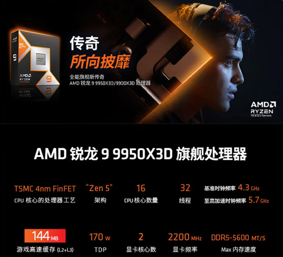锐龙9 9950X3D轻松推荐：真正的“全能神U”，告别选择困难症！