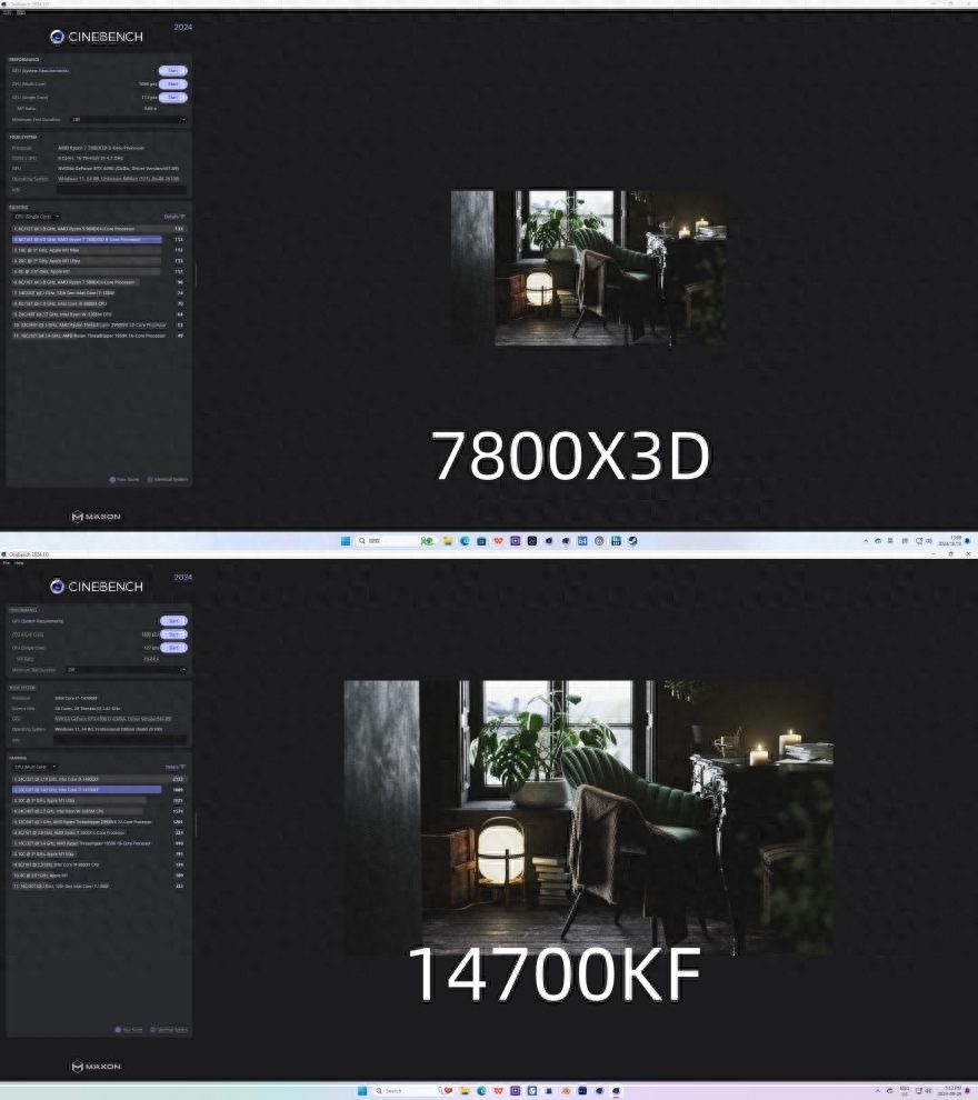14700KF vs 7800X3D，到底谁才是更好的选择？实测数据告诉你答案
