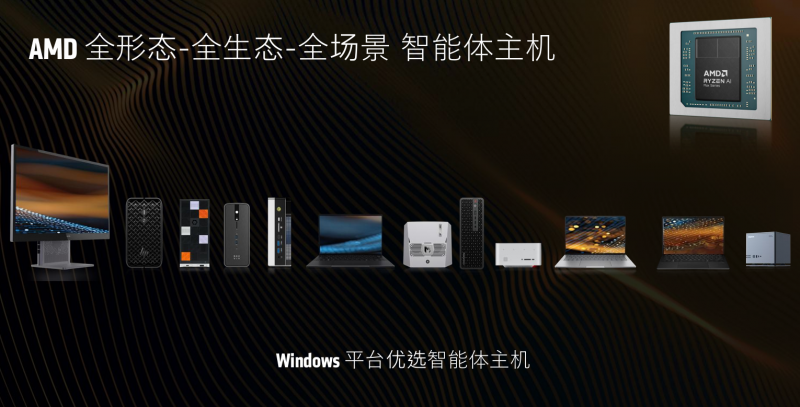 智能体主机 锐龙AI MAX系列 AMD锐龙AI Max+395_Ryzen AI