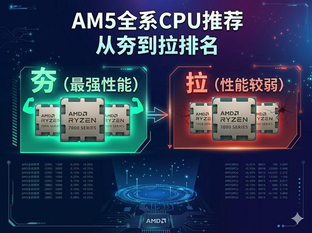 二手AM5CPU性价比分析_9500F_全系AM5接口二手CPU点评