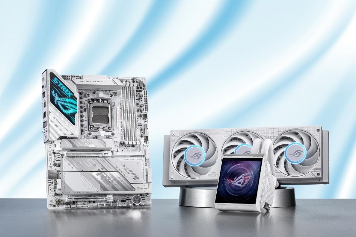 AMD锐龙9 9950X3D2 华硕X870E主板 ROG CROSSHAIR X870E DARK HERO ROG X870E吹雪NEO_9950X3D