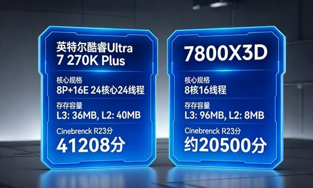 DDR5内存涨价固态硬盘调价_英特尔酷睿Ultra 7 270K Plus_7800X3D