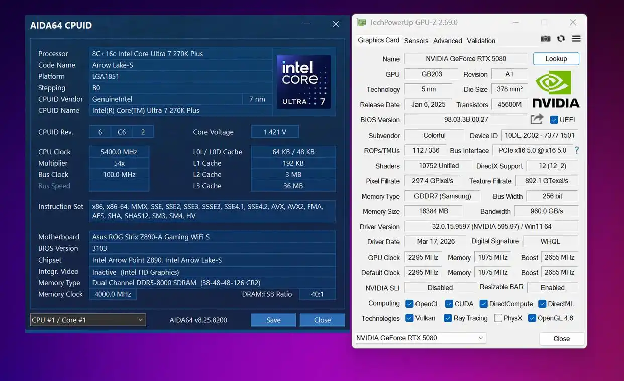 9700X_英特尔Ultra 7 270K Plus 对比 锐龙7 9700X 性能 价格 差异