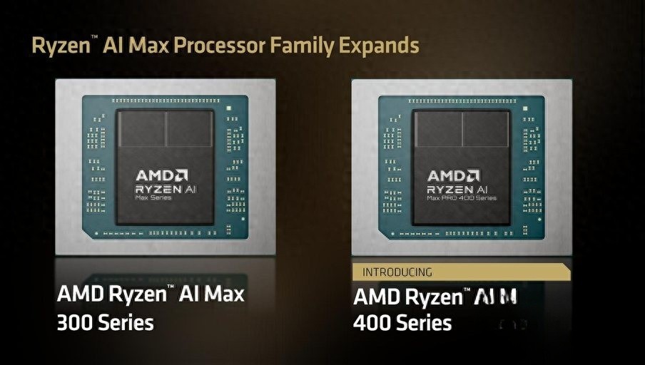 192GB统一内存支持本地运行300B参数大模型_Ryzen AI_AMD Ryzen AI Max 400系列处理器