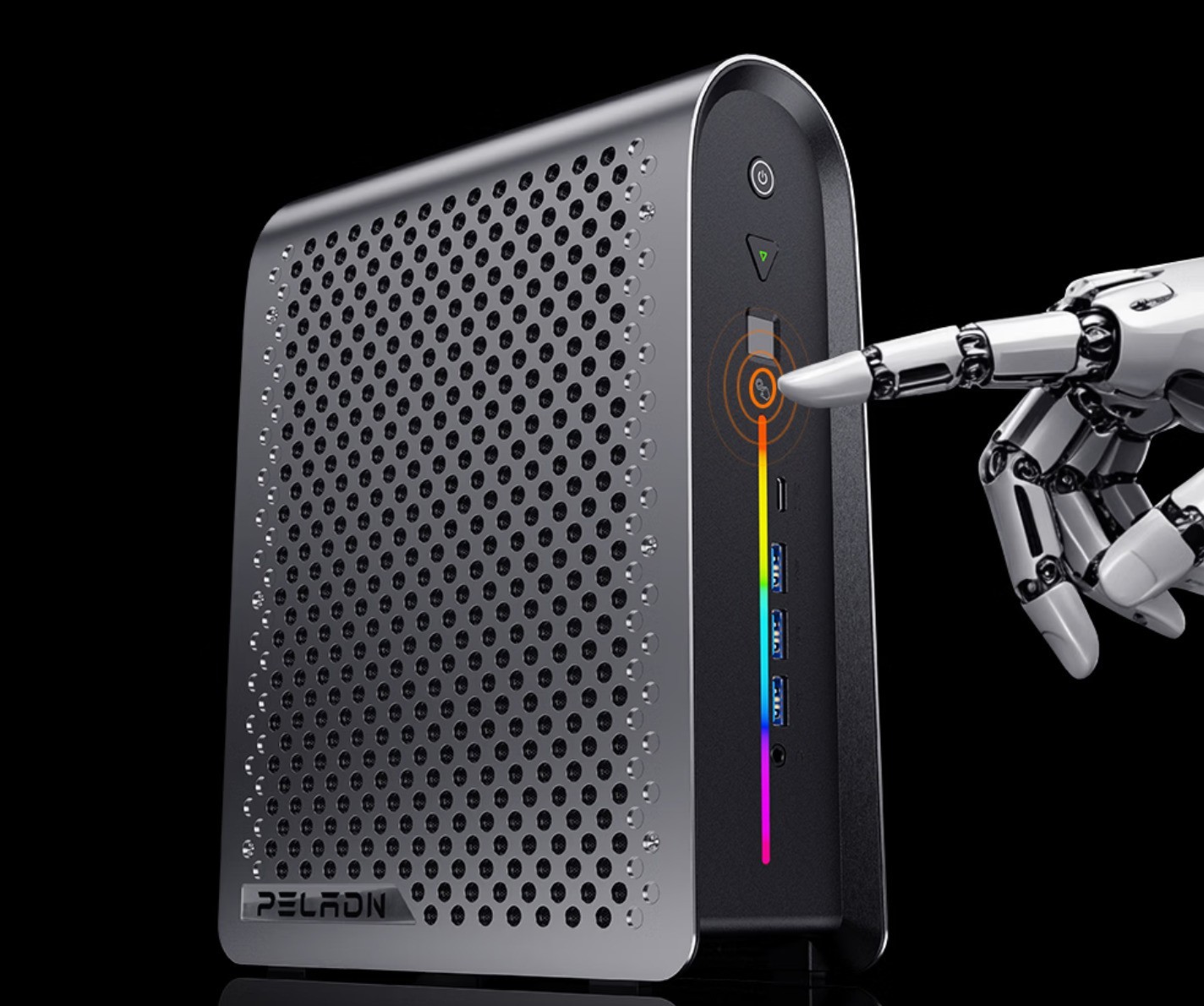 磐镭YO2迷你主机_AMD锐龙AI Max+395迷你主机_Ryzen AI