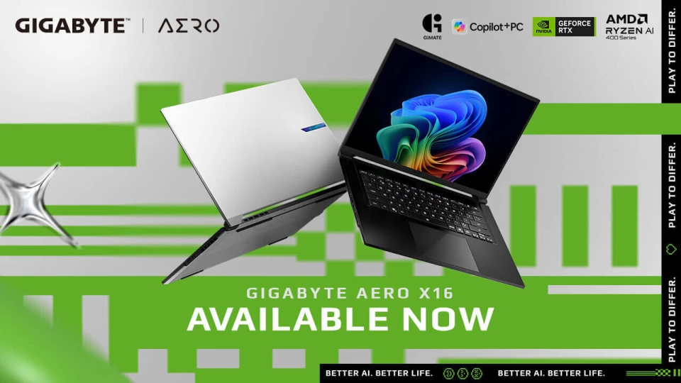 搭载Ryzen AI 9 465+RTX 5070，技嘉发布AERO X16轻薄AI创作本