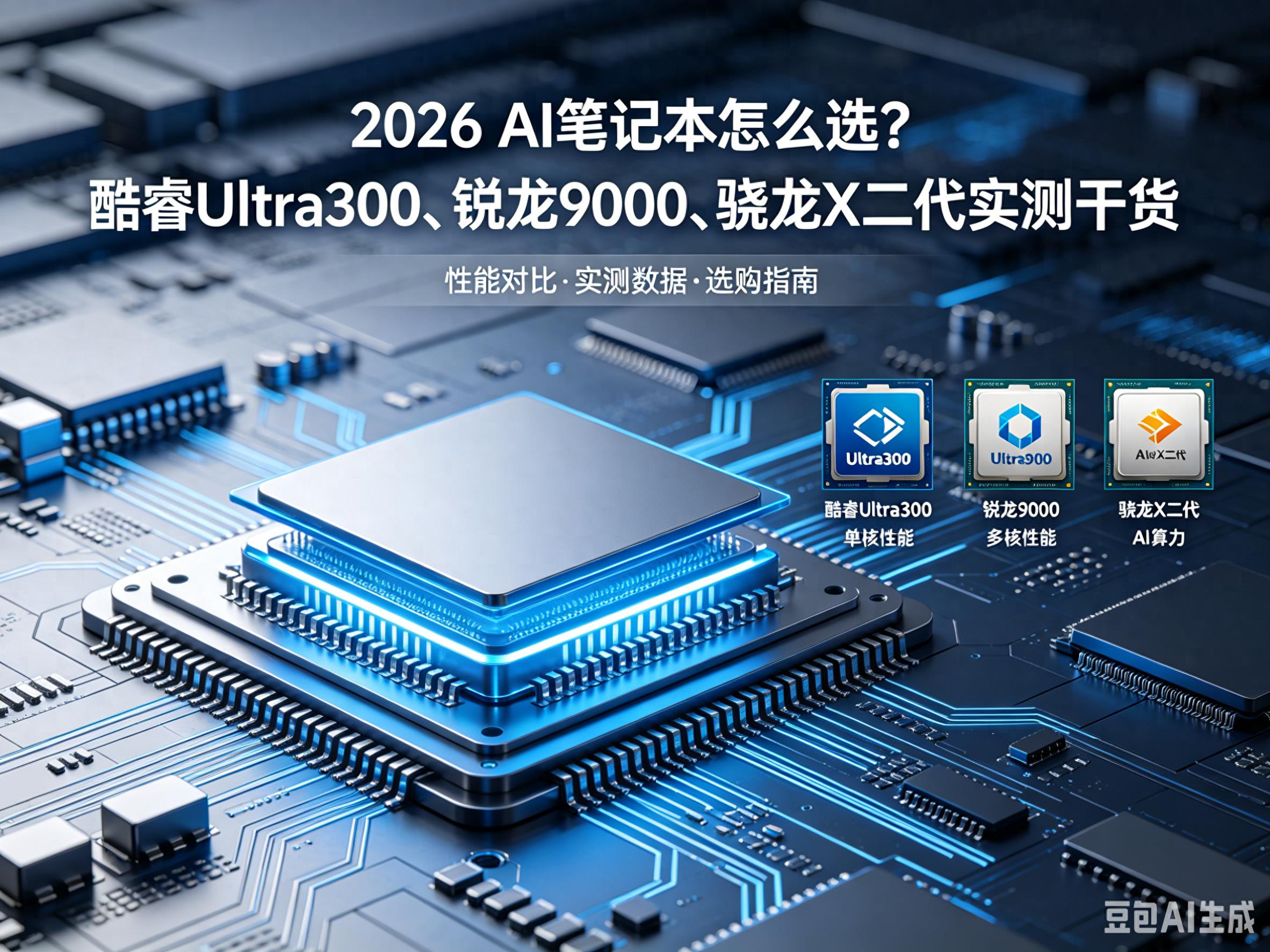 Ryzen AI_2026年笔记本AI芯片对比 酷睿Ultra300锐龙9000骁龙X二代_笔记本AI本地化体验选购指南 酷睿Ultra300锐龙9000骁龙X二代