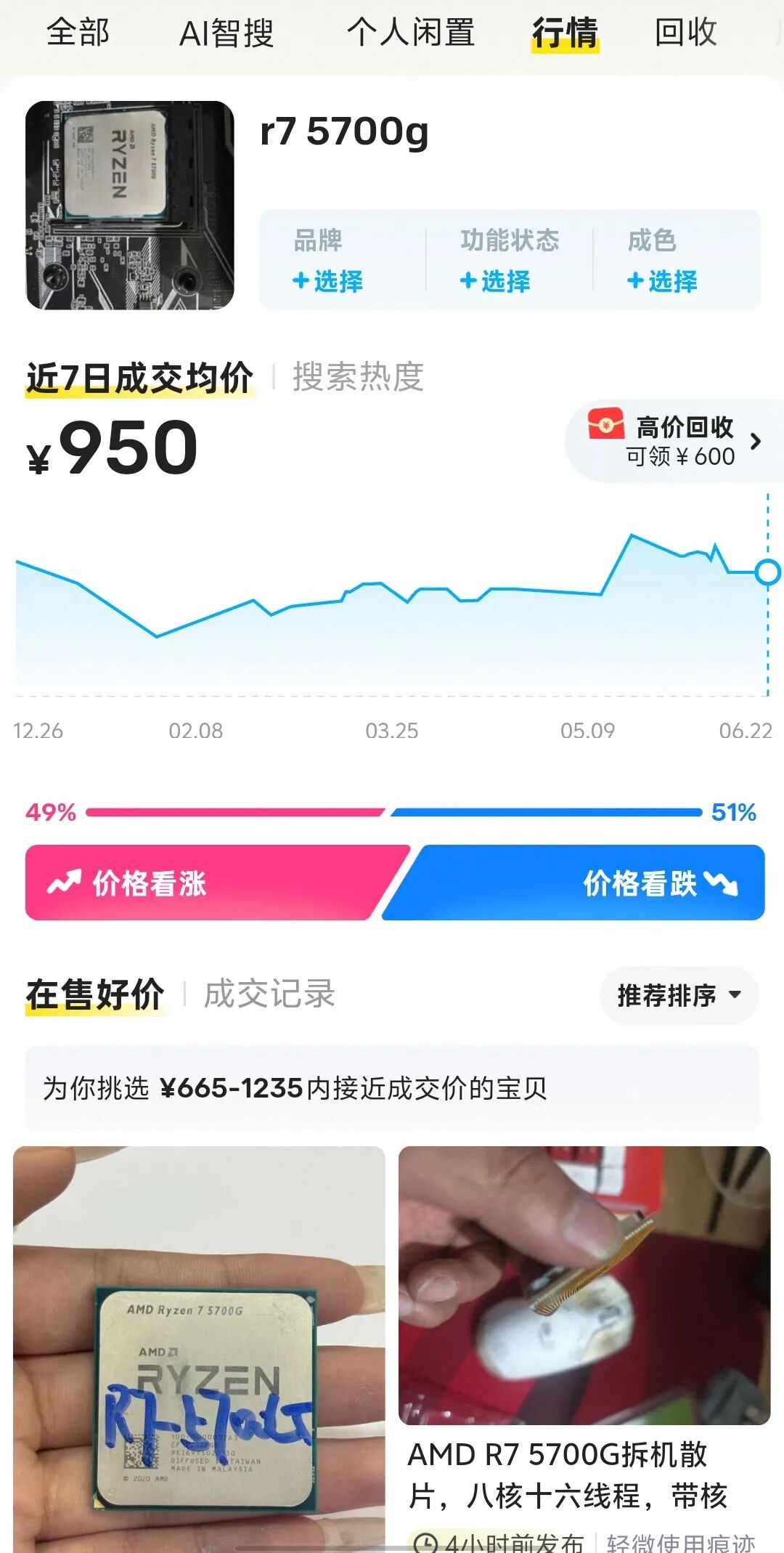 R7 5700G性能评测_5700G_二手电脑配置