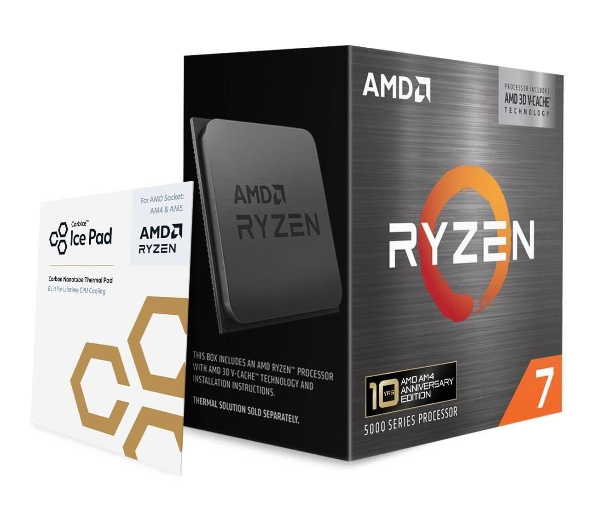 AM4钉子户狂欢！锐龙7 5800X3D十周年纪念版：情怀彩蛋还是完美句号？