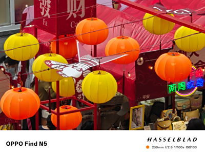 Find X8系列的同款影像技术，Find N5也可轻松出片
