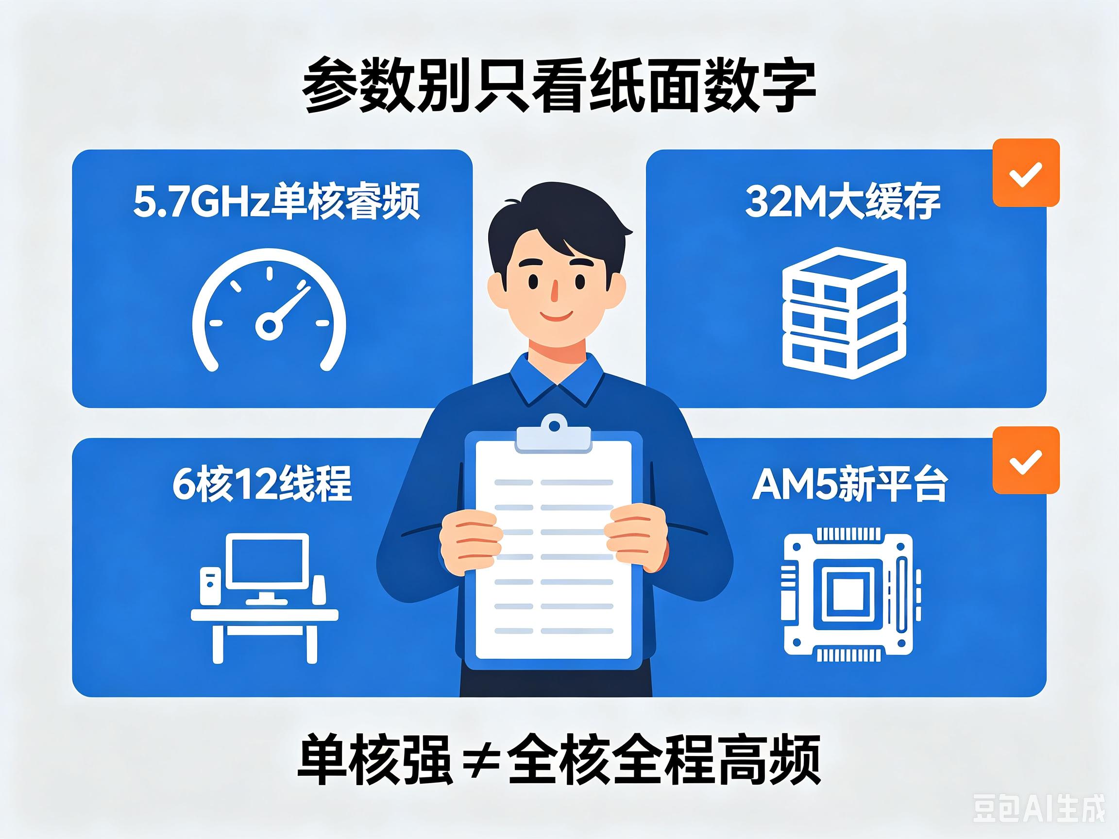 9500F_AM5平台入门装机选择_R5 7500F 600元 Zen4 处理器