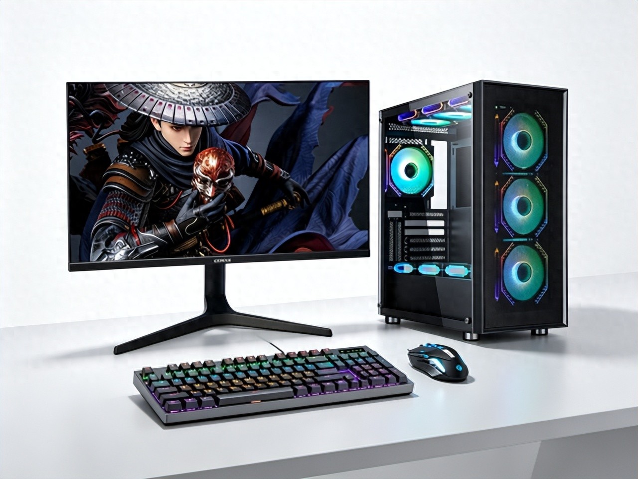 昆明电脑批发 AMD锐龙R7 9700X+RX9070GRE电竞整机